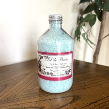Sel de Bain Bath Salts Orchard Dew Rosee du Verger 17.6 oz 500 ml Made in France