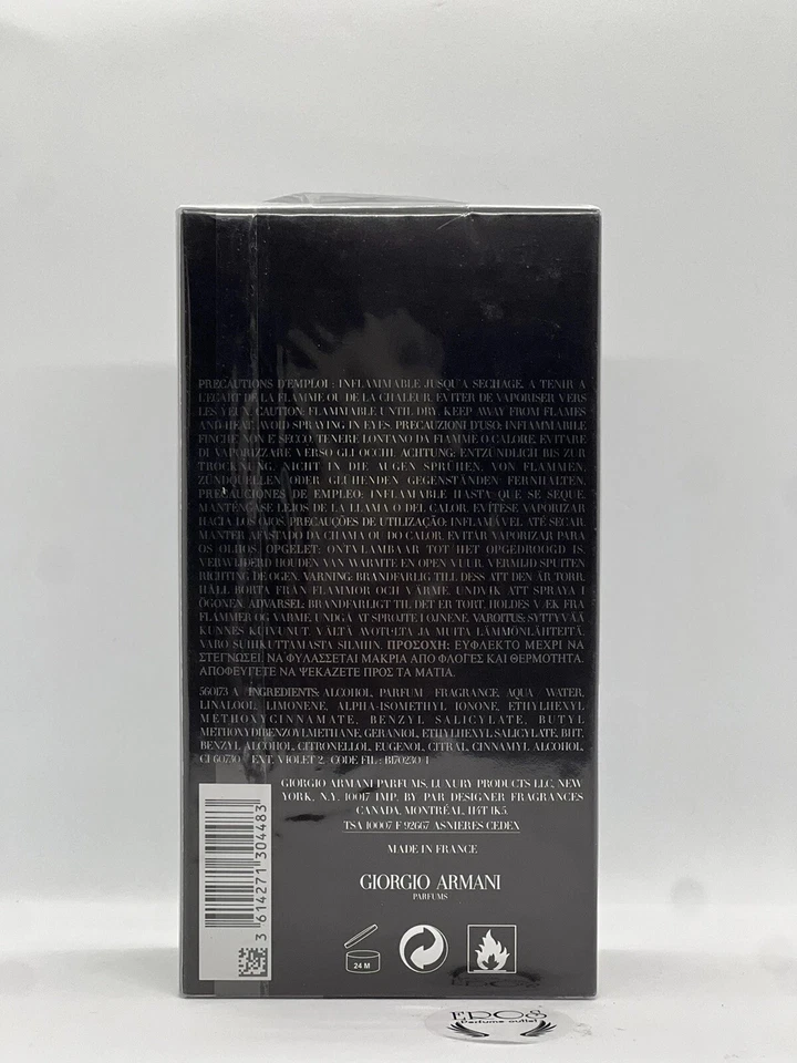 Acqua Di Gio Profumo by Giorgio Armani 4.5oz EDP Men | Rare Batch 38N12M Sealed - Image 3 of 4