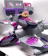 Paw Patrol Mighty Movie Transforming Rescue Jet Skye Mighty Pups Action LOT 3