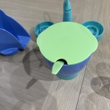TUPPERWARE Salatschleuder Salatschleuder 3,8 L rot/weiß SPÜLTUCH
