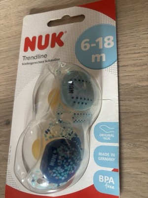Nuk Schnuller OVP Gr 2 6-18 Monate Latex