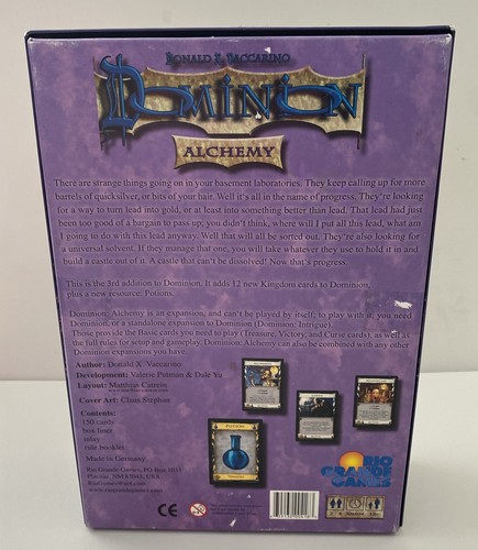Dominion : Alchemy Expansion 3rd Edition Board Game - Rio Grande Games - Picture 3 of 7