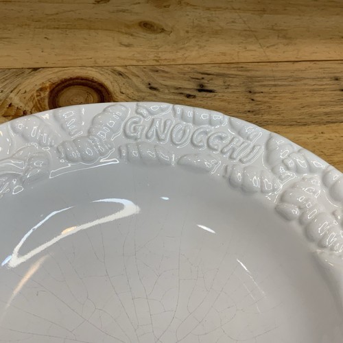 Fapor Portugal 10" weiß individuelle Pastaschale geprägt Pasta Rand Keramik - Bild 12 von 13