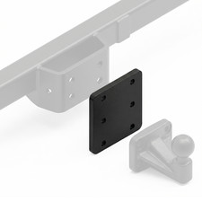 Höhenverstellung Adapterplatte AHK-Bock 4 Loch 83x56mm für für VW Taro 89-97