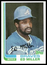 1982 Topps #451 Ed Miller Atlanta Braves