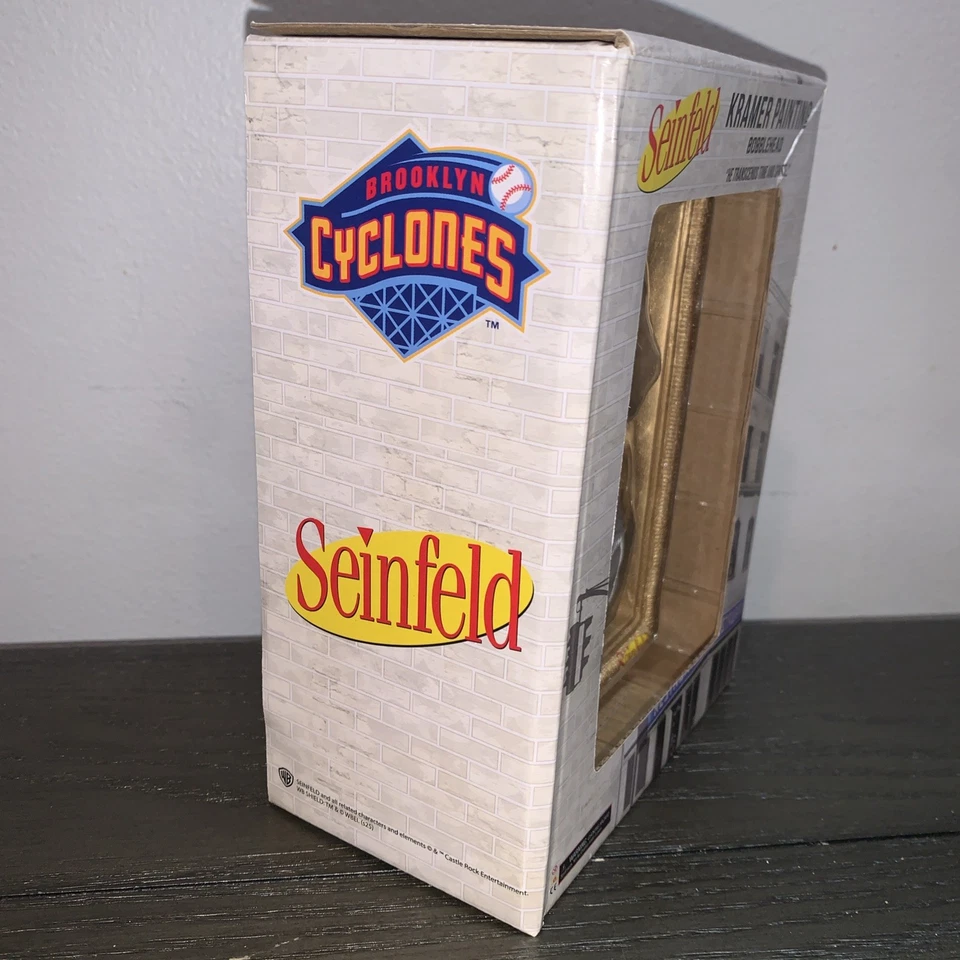 Brooklyn Cyclones The Kramer Painting Bobblehead SGA 8/2/2025 Seinfeld Night NIB - Image 3 of 4