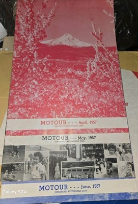 APRIL MAY JUNE 1957 Motour Cincinnati Automobile Club Magazines 