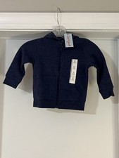 Cat  Jack Toddler Boy Navy Blue Zip up Hoodie Size 2T NWT