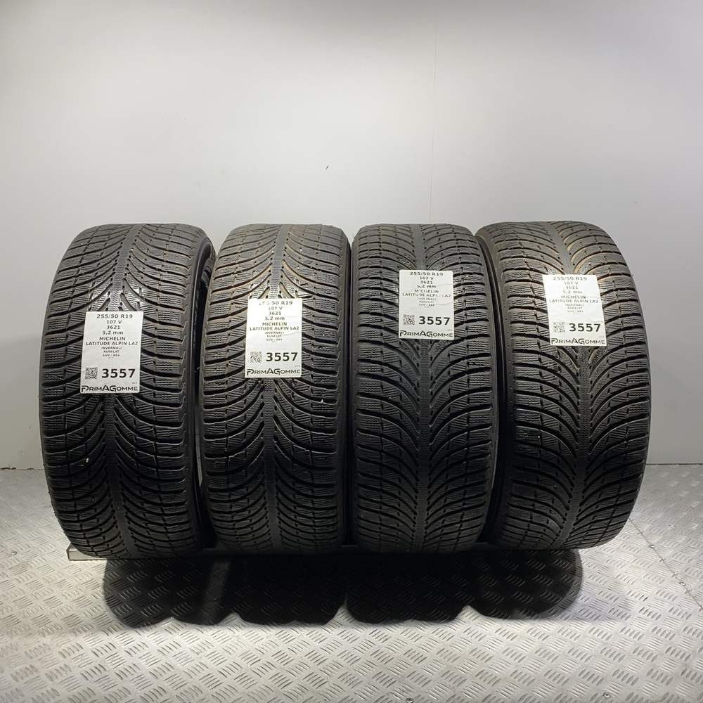 Gomme Usate 255 50 R19 107V XL Michelin Latitude Alpin LA2 RunFlat 74% Invernali