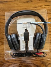 Plantronics Audio A355 Headset Headphones with Microphone Mic Black -SHIPS FREE