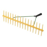 Doppelseitiger Kunststoffrechen 64 Cm Arbeitsbreite Wenderaupe Laubrechen Harke