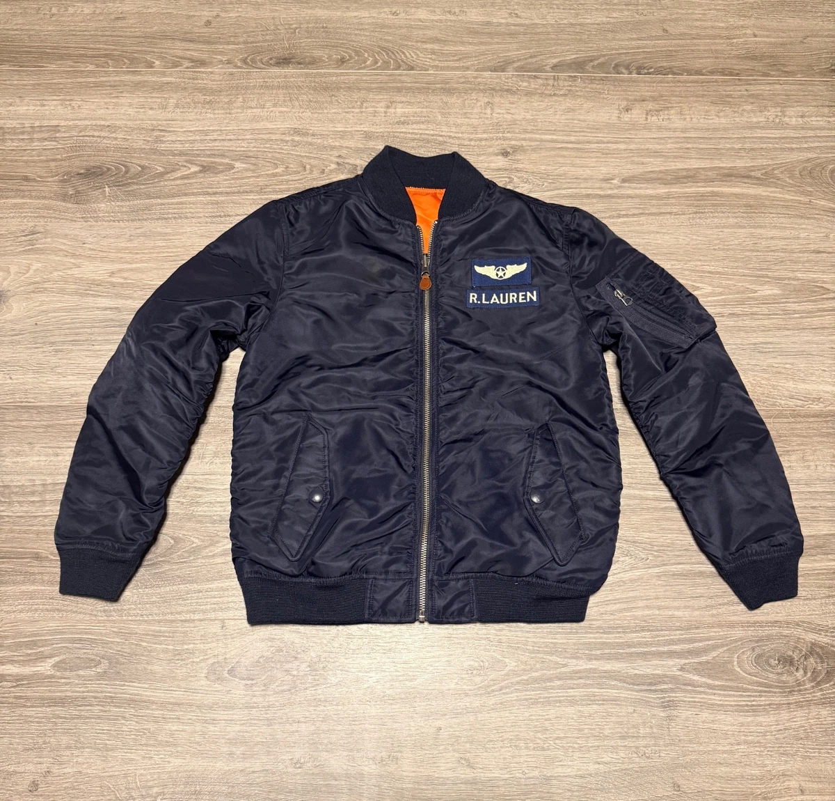 ポロラルフローレンTwill Bomber Jacket boys XL Size XL 27.5