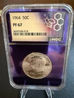 1964 Kennedy Half Dollar 50c Silver Proof NGC PF 67 TraderBea Coin