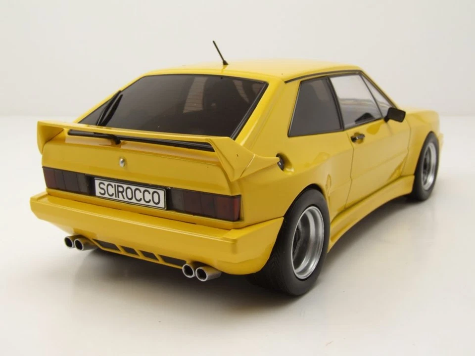 VW Scirocco Rieger GTO 1980 gelb Modellauto 1:18 MCG - Bild 2 von 4