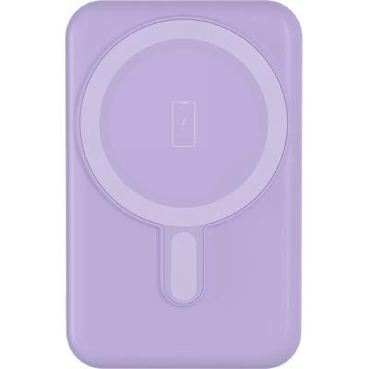 Batterie externe USB-C et induction 5000mAh : mini powerbank portable pour smartphone Qi