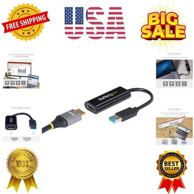 StarTech USB 3.0 to HDMI Adapter, USB-A to HDMI Display Converter, 1080P 60Hz...