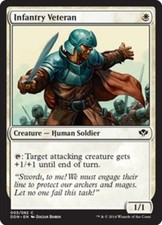 Infantry Veteran 003/082 Near Mint DDN Duel Decks: Speed vs. Cunning MTG Magic