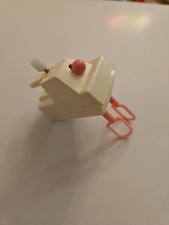 Barbie Doll Dream House Accessory FOOD KITCHEN Vintage WIND-UP WHITE MIXER