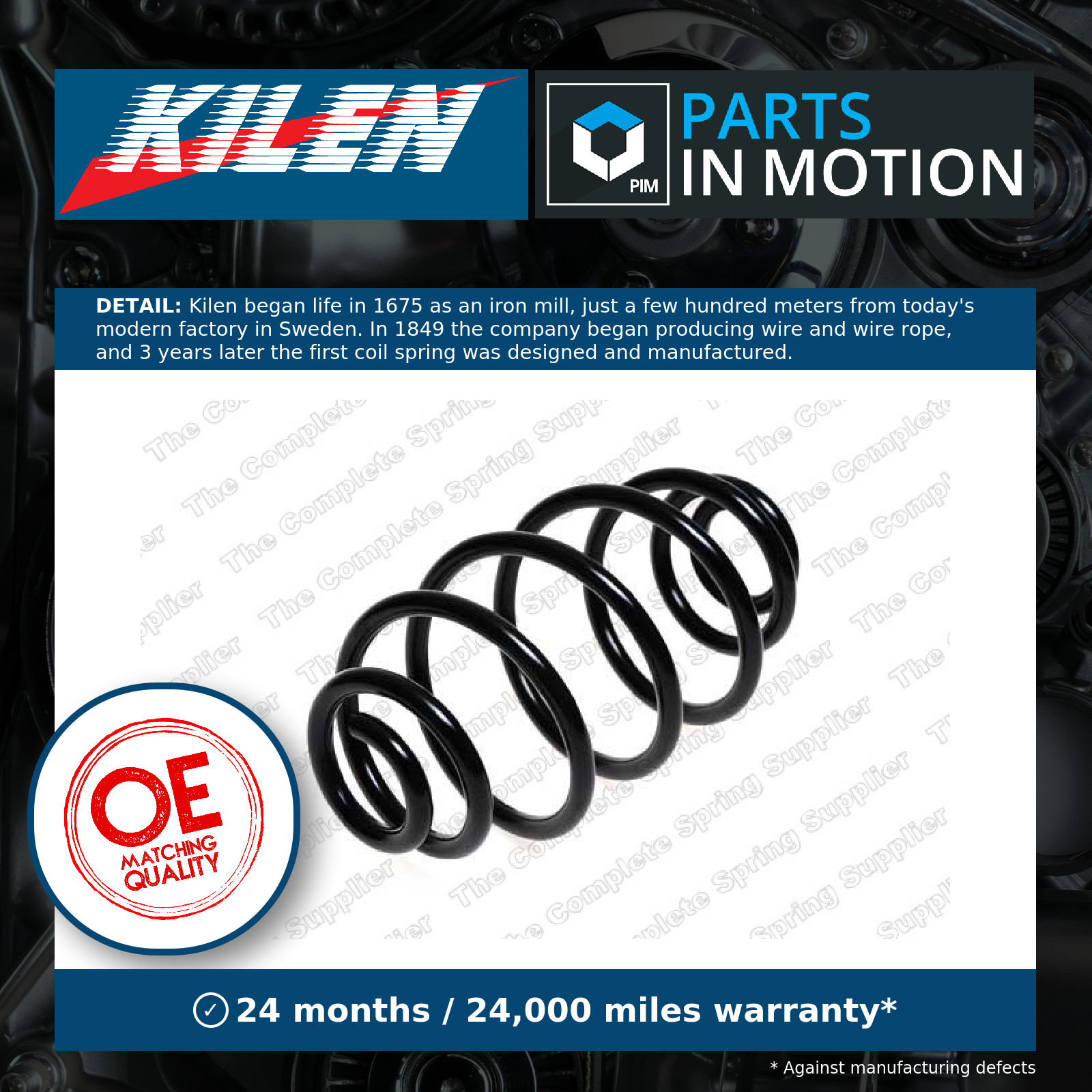 Coil Spring fits VAUXHALL ASTRA H 1.4 Rear 04 to 09 Z14XEP Suspension Kilen New - Image 18