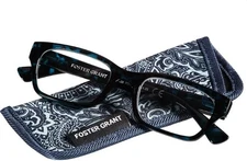 Foster Grant Mira Blu Reading Glasses