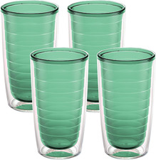 Clear & Colorful Tabletop Made in USA Double Walled Insulated Tumbler