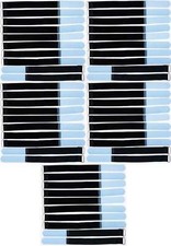 50x taśma kablowa na rzep 30 cm x 25 mm jasnoniebieska taśma na rzep rzep opaski kablowe taśma oczko