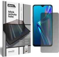 Oppo A12 Blickschutzfolie Matt Schutzfolie Folie Display Schutz Dipos