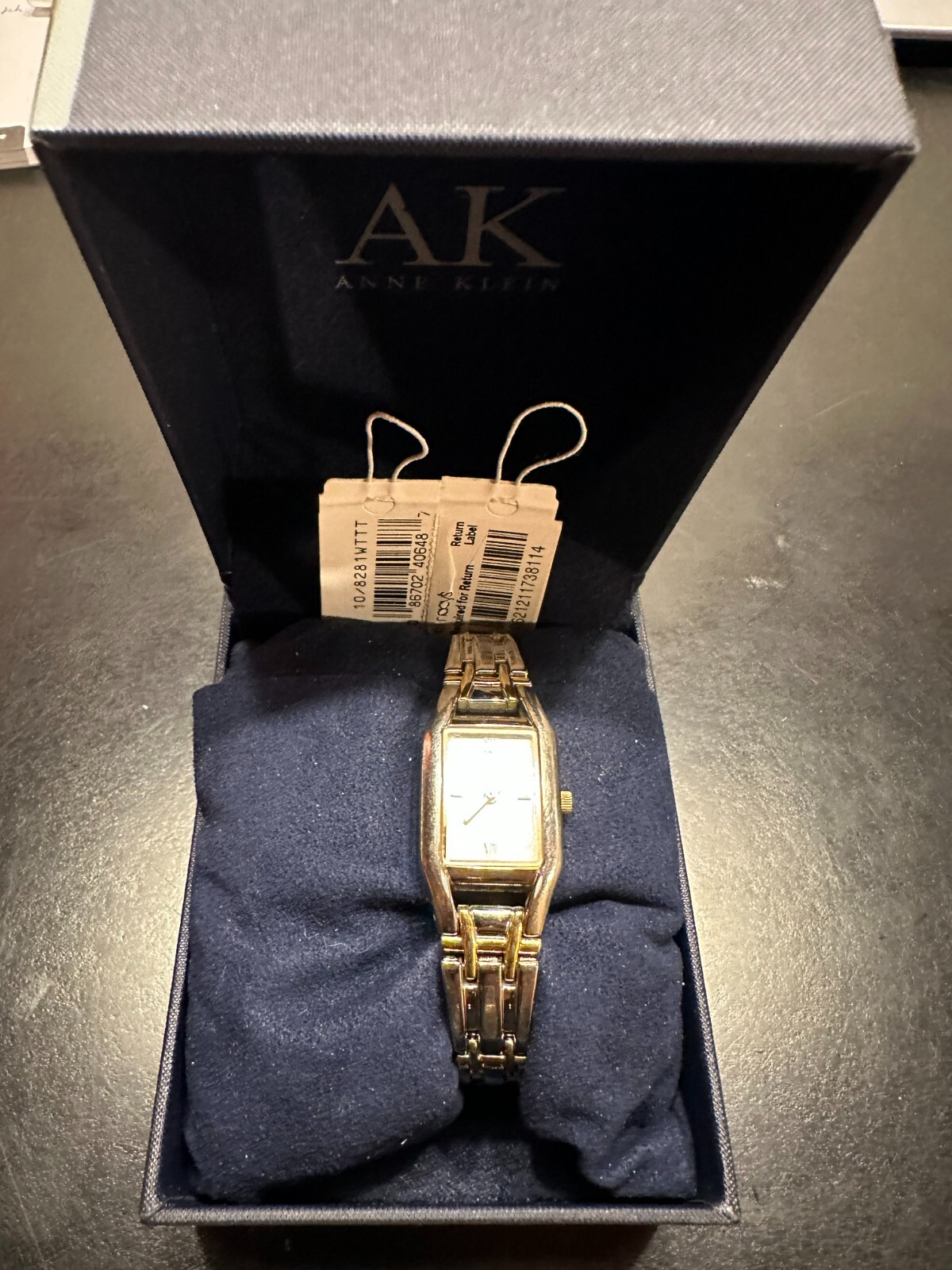 Anne Klein watch rectangular Silver Tone Stainles… - image 7