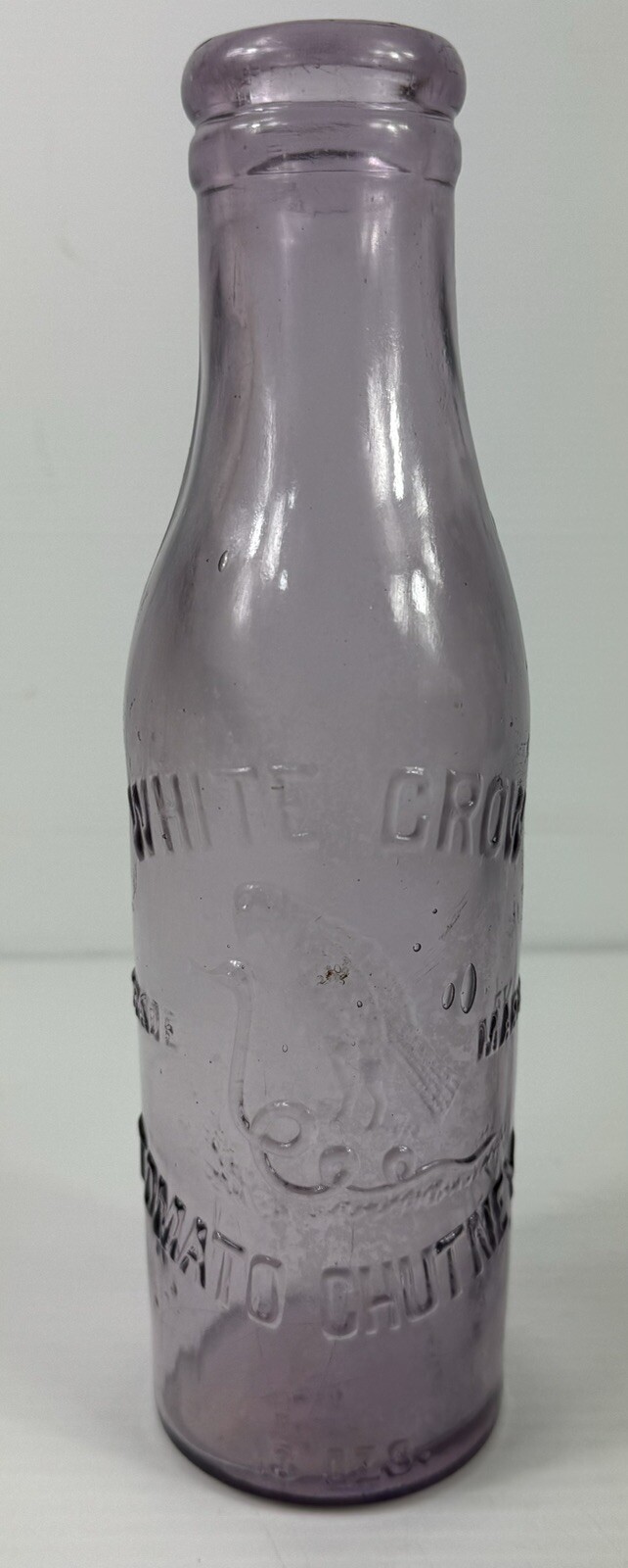 Lovely Amethyst 13oz White Crow Tomato Chutney Bottle eBay