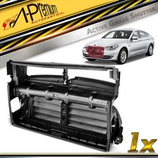 A-Premium Radiator Grille Air Shutter Front w/Motor for BMW 528i 11-13 535i 550i
