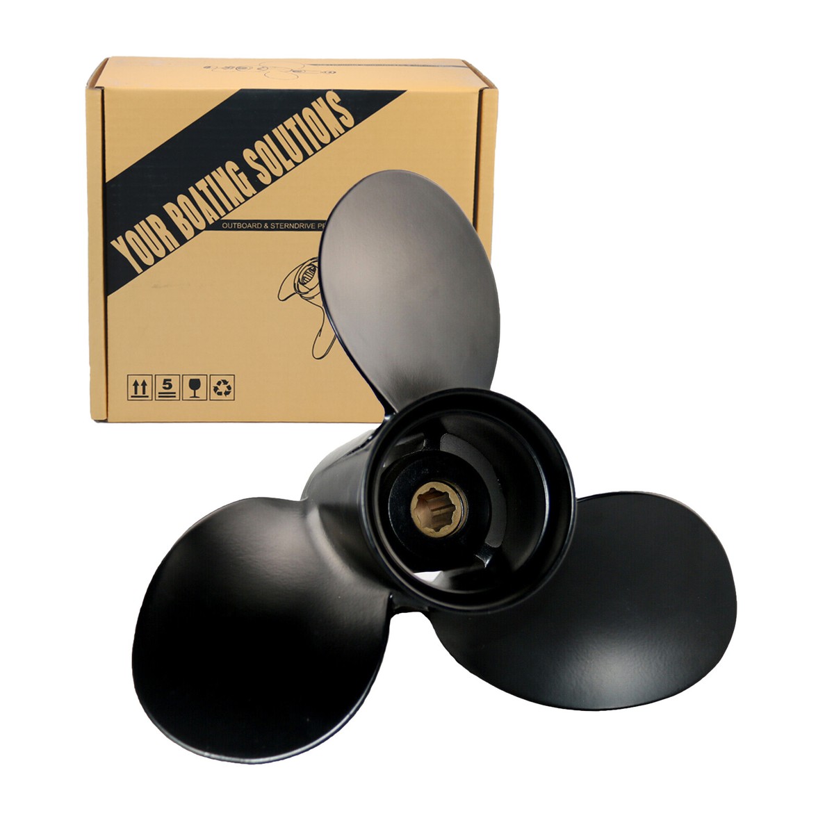 Boat Propeller 9x8 For Mercury Outboard Engine 8 Spline OEM Part