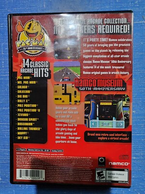 Namco Museum 50th Anniversary PS2 Game NO MANUAL Playstation 2