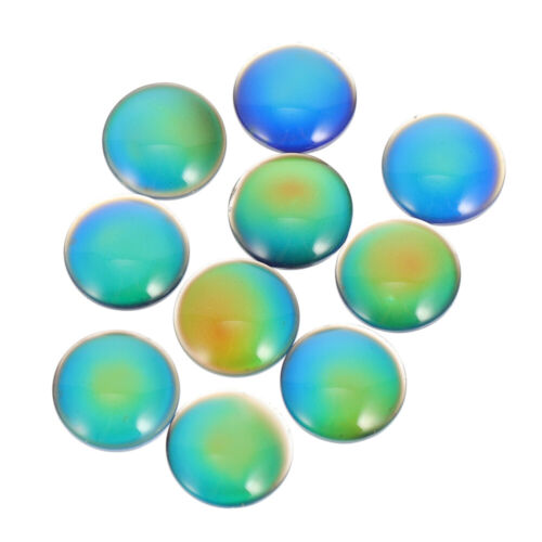  10 Pcs Glas Temperatur Verändernder Edelstein Runde Perlen Aufkleber - Bild 1 von 17