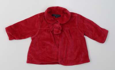 Pumpkin Patch Mädchen rote Basic Jacke Größe 3-6M