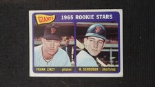 1965 Topps Baseball card # 589 Giants Rookie stars  ( VERY GOOD CONDITION)