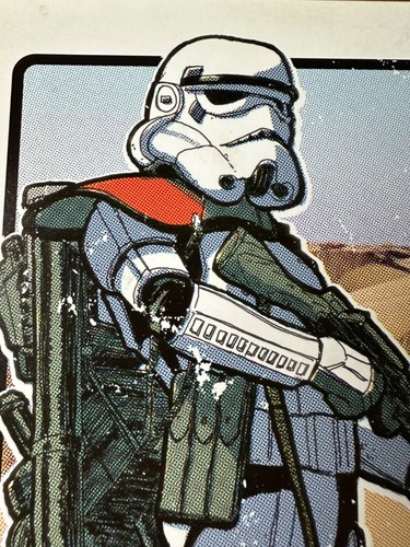 Tim Anderson - Star Wars Desert Stormtrooper Portrait Art Print BNG | Mondo - Picture 2 of 3