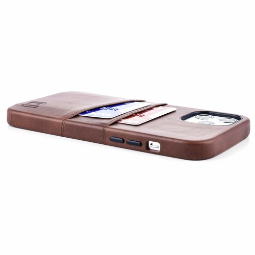 Dockem iPhone 12/12 Pro, 12 Pro Max Exec M2 Wallet Case; 2 Slots, Metal Plate - Picture 17 of 45