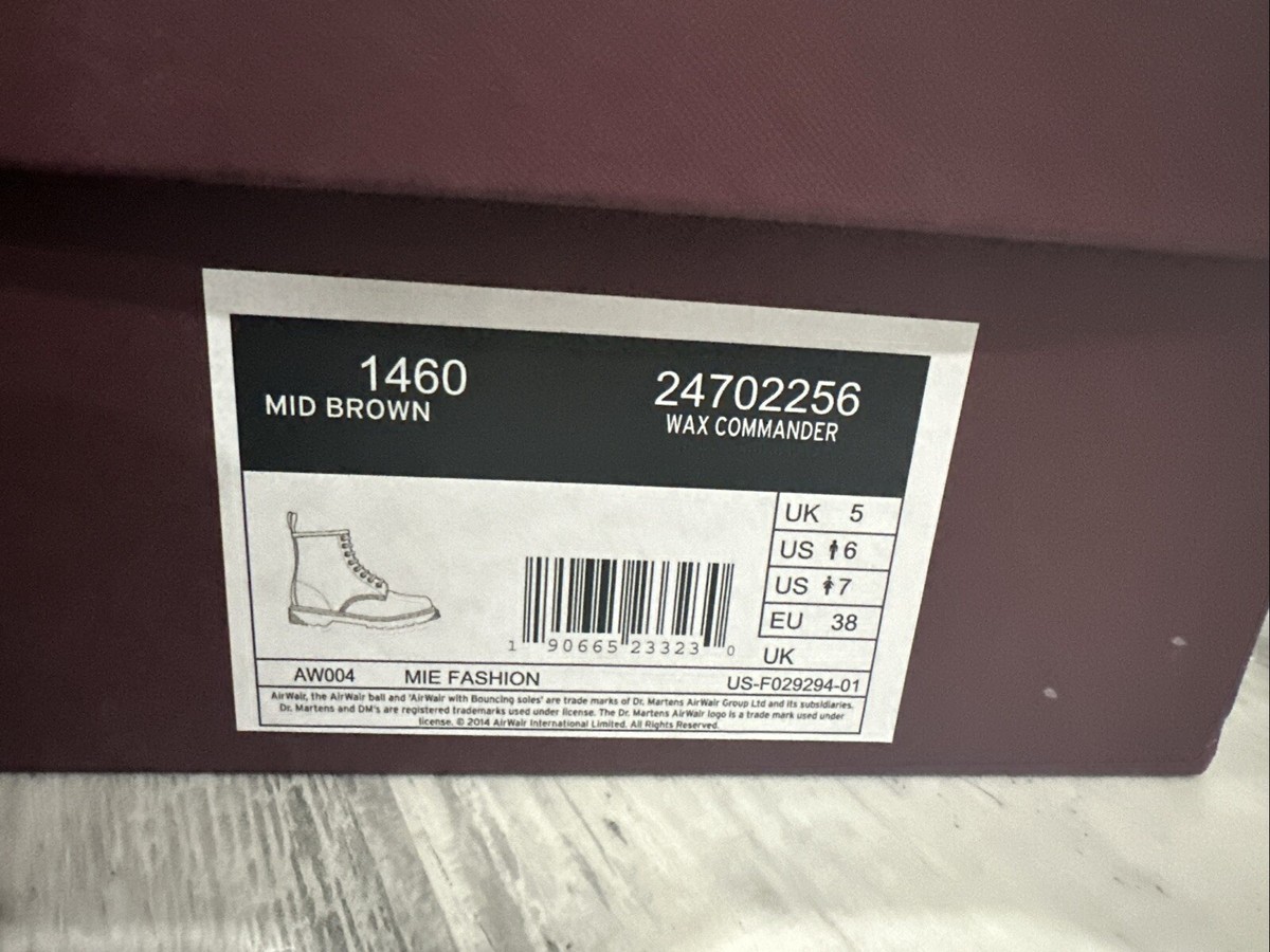 Doc Martens Made In England Was Commander Mid Brown Size Used