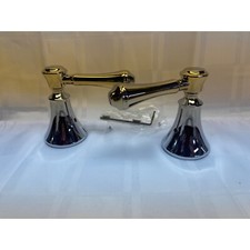 Delta Cassidy H697 Metal Lever Handle Set - Roman Tub in Chrome Finish