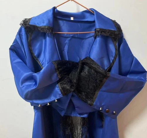Lange Damen-Mäntel Retro Punk Rave Oberbekleidung Steampunk Gothic viktorianisch Kleid Jacke - Bild 20 von 30