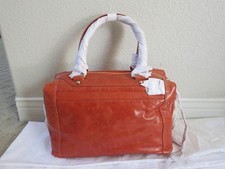 Rebecca Minkoff Mab Mini H004i01c Handbag Orange Purse Satchel Leather Retired 