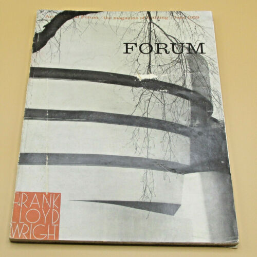 Architekturforum - Das Baumagazin Juni 1959 Frank Lloyd Wright Ausgabe - Bild 1 von 9