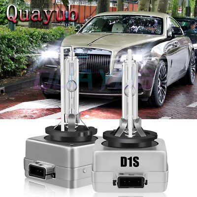 D1S HID Xenon Headlight Bulbs 35W 3800LM For Rolls-Royce Wraith 2014-2016 6000K