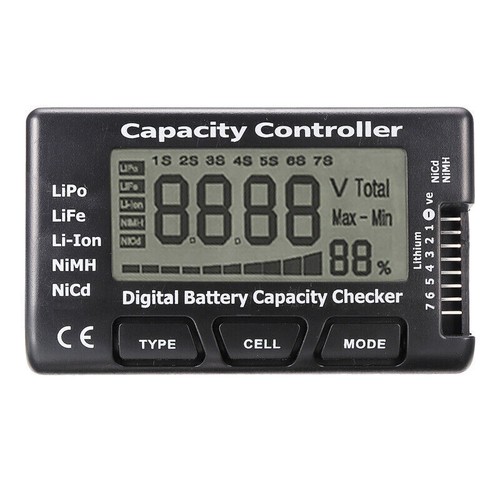 Für LiPo LiFe Li-ion NiMH Nicd Batterie Akku Digital Kapazität Tester Checker - Bild 9 von 10