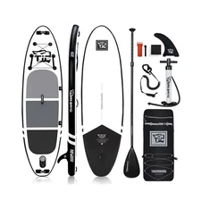 TIGERXBANG Inflatable Stand Up Paddle Boards 10'x 31" x 6" with Premium SUP B...