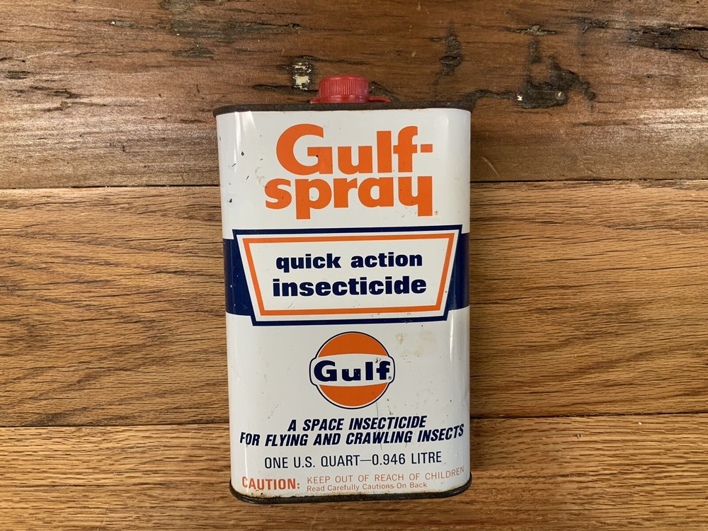 GULF Gulf-Spray Quick Action Insecticide Qt Metal Can Empty