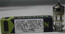 CV455 ECC81 Ediswan NOS NIB "O" getter made in England Amplitrex tested 1 Pc