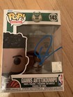 Giannis Antetokounmpo Signed Autographed Funko Pop #143 PSA/DNA Authenticated