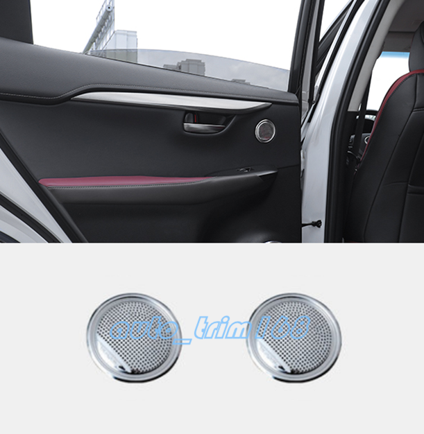 2PCS Rear Door Audio Speaker Cover Trim For Lexus NX200T/300/300H 2015