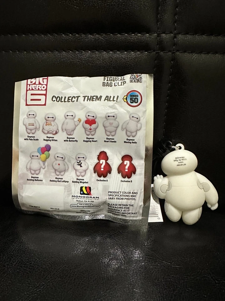 迪士尼 Big Hero 6 Baymax Waving Hi 人物包夹 — 第 2/2 张图片
